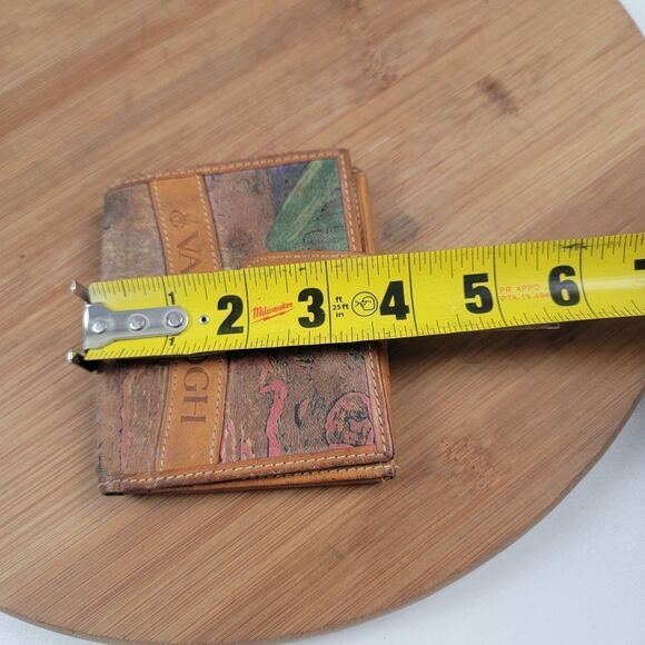 Van‎ Gogh Art Brown Leather Wallet - Picture 7 of 10